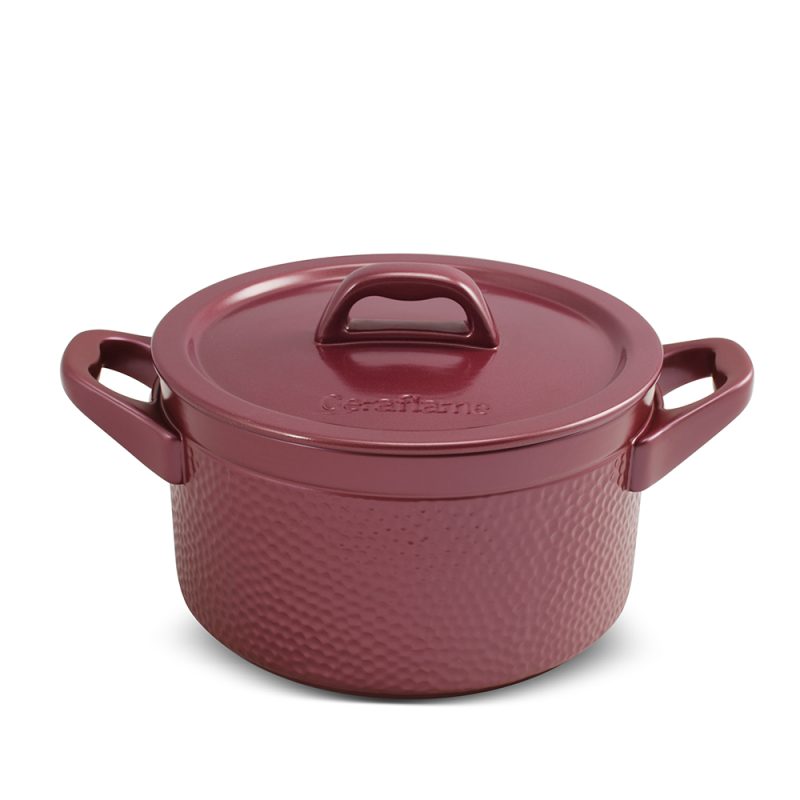 Jogo De Panelas De Cerâmica Ceraflame Martelado+ 5 Pcs Rose Gold - Image 2