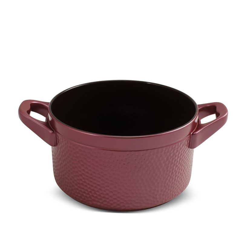 Jogo De Panelas De Cerâmica Ceraflame Martelado+ 5 Pcs Rose Gold - Image 3