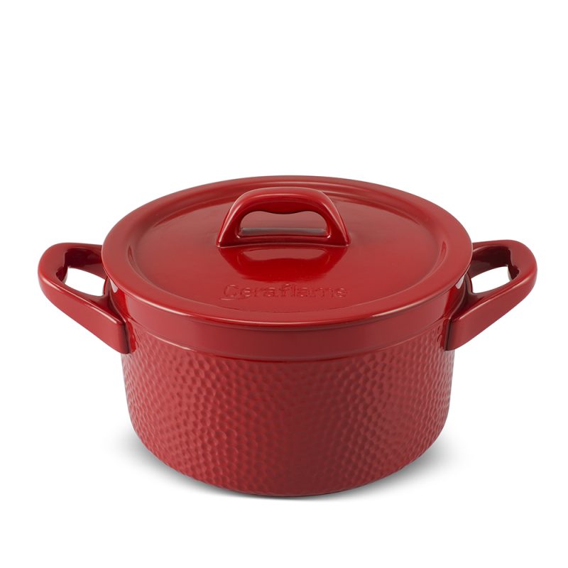 Jogo De Panelas De Cerâmica Ceraflame Martelado+ 5 Pcs Pomodoro - Image 2