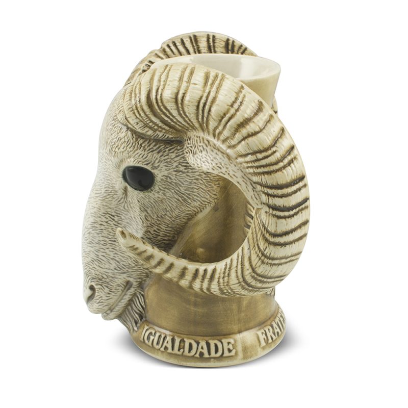 Caneco 600ml (Maçonaria-Bode) - Areia - Imagem 5