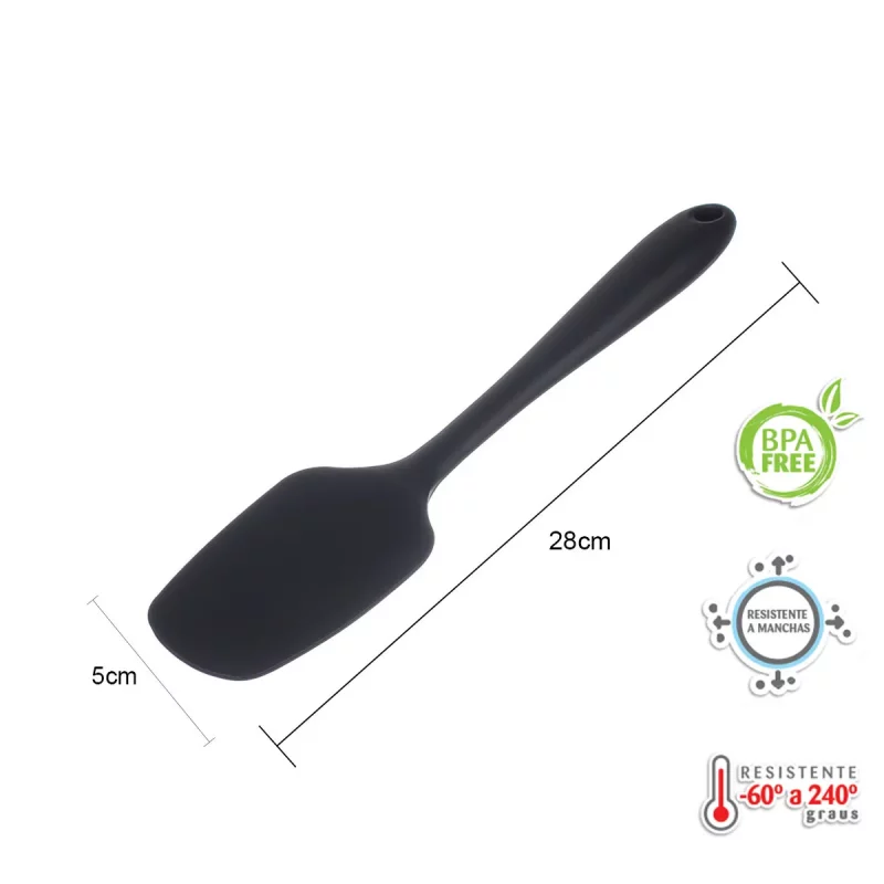 Kit de Utensílios de Silicone Weck 11 Peças – Preto - Image 6