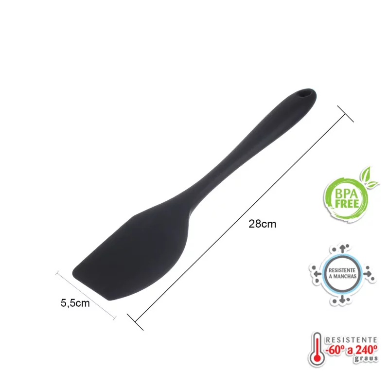 Kit de Utensílios de Silicone Weck 11 Peças – Preto - Image 7