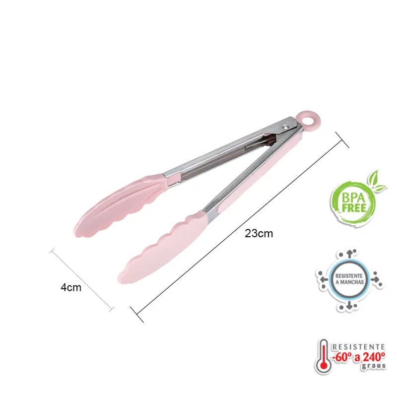 Kit de Utensílios de Silicone Weck 11 Peças – Rosa - Image 11