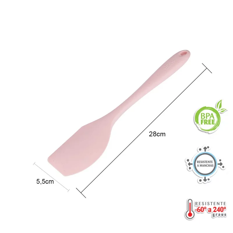 Kit de Utensílios de Silicone Weck 11 Peças – Rosa - Image 7