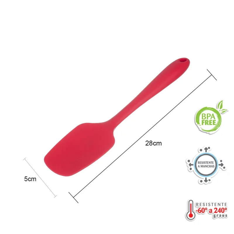Kit de Utensílios de Silicone Weck 11 Peças – Vermelho - Image 6