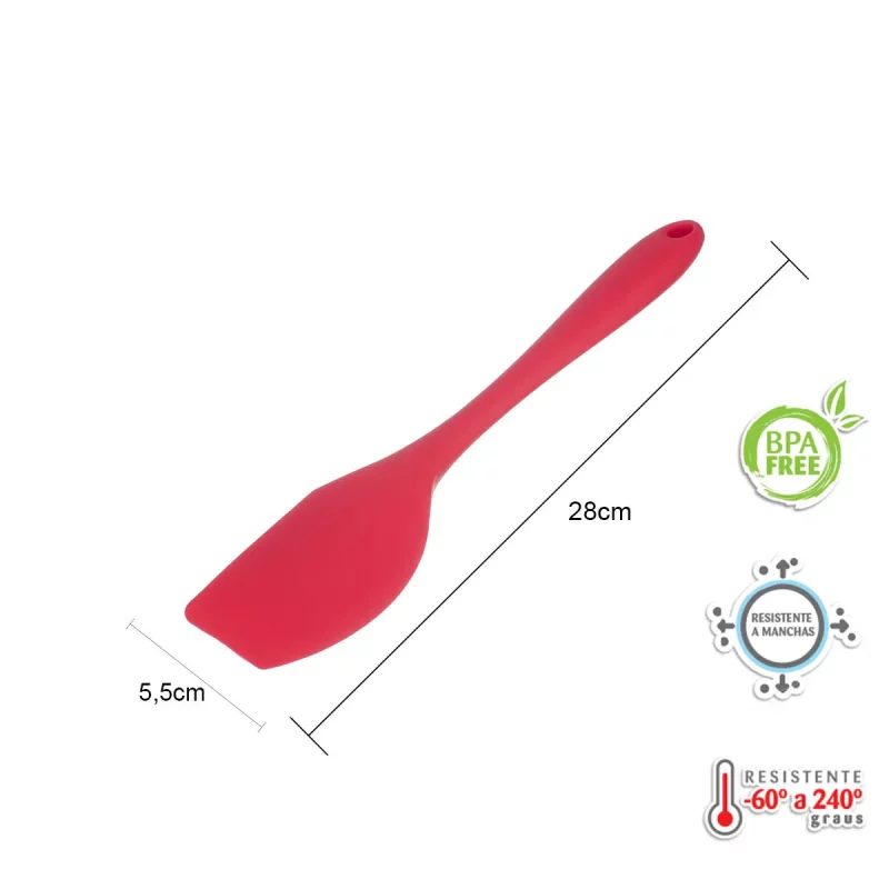 Kit de Utensílios de Silicone Weck 11 Peças – Vermelho - Image 7