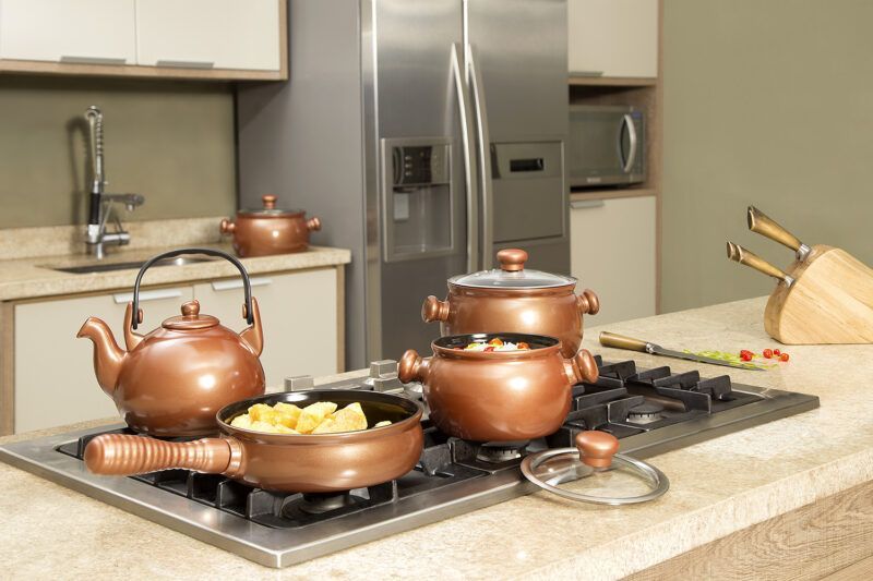 CONJUNTO PREMIERE 4 PCS - COBRE