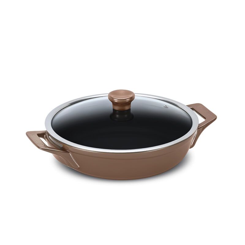 FRIGIDEIRA CLEAR 28CM COM ALCA 2500ML COBRE
