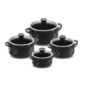 CONJUNTO TWIST 4 PCS - PRETO
