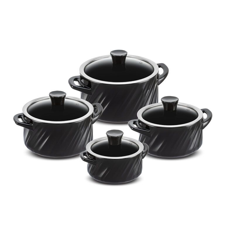 CONJUNTO TWIST 4 PCS - PRETO