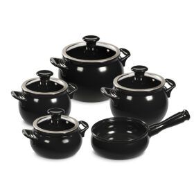CONJUNTO NEW PREMIERE JOY 5 PCS - PRETO