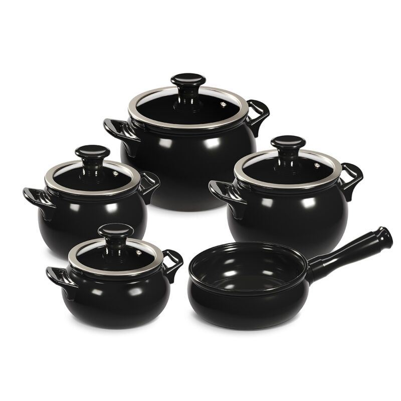CONJUNTO NEW PREMIERE JOY 5 PCS - PRETO