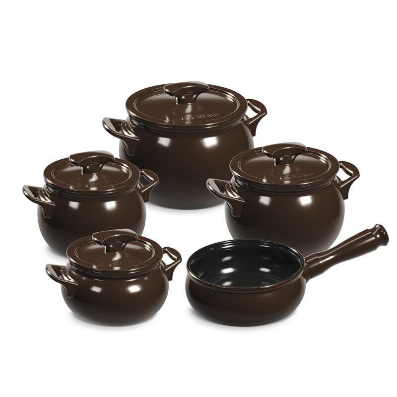 CONJUNTO NEW PREMIERE+ JOY 5 PCS - CHOCOLATE