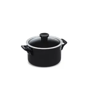 Caçarola Ceraflame Clear 18cm 2000ML Preto (Indução)