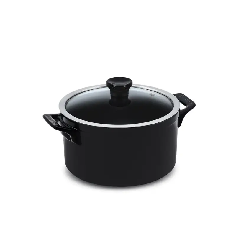 Caçarola Ceraflame Clear  20cm 3000ML Preto (Indução)