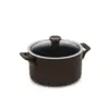 Caçarola Ceraflame Clear 22cm 4000ML Chocolate (Indução)