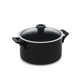Caçarola Ceraflame Clear 24cm 5000ML Preto (Indução)