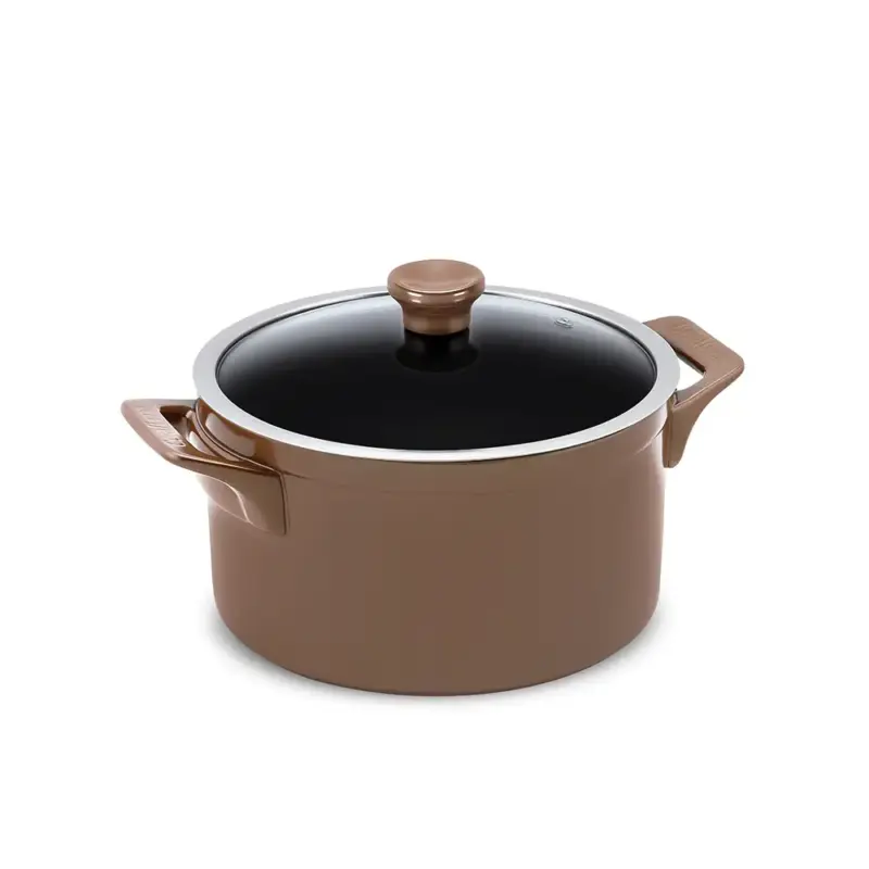 Caçarola Ceraflame Clear 24cm 5000ML Cobre (Indução)