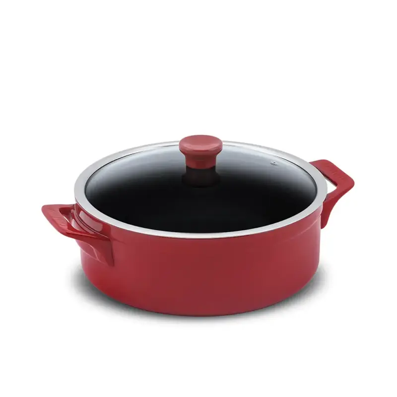 Caçarola Baixa Clear 28cm 4500ML Pomodoro (Indução)