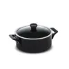 Caçarola Ceraflame baixa Clear 28cm 4500ML Preto (Indução)