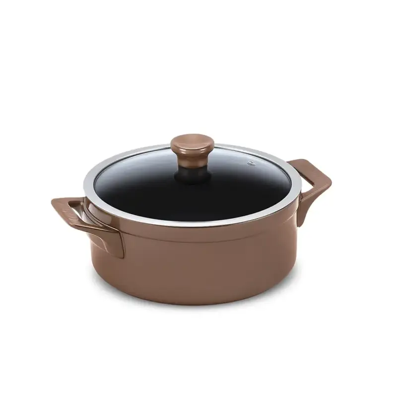 Caçarola Baixa Clear 24cm 3500ML Cobre (Indução)