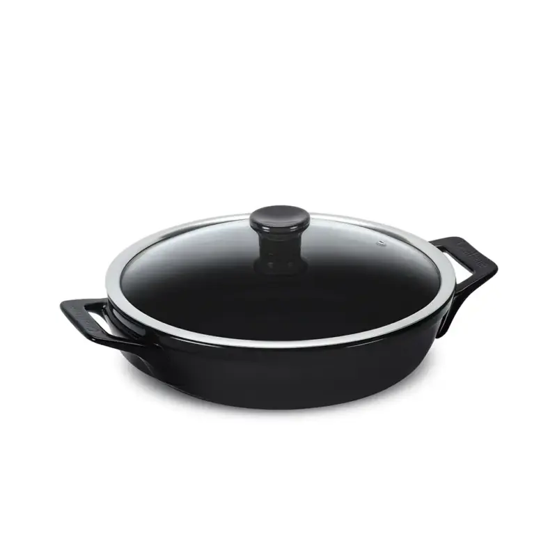 Frigideira com Alças Ceraflame Clear 28cm 2500ML - Preto (Indução)