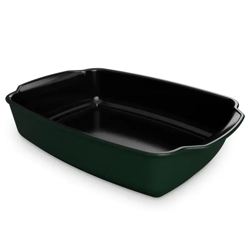 Assadeira Gusto Ceraflame Retangular  31x24x7,5cm 3500ml - Matte