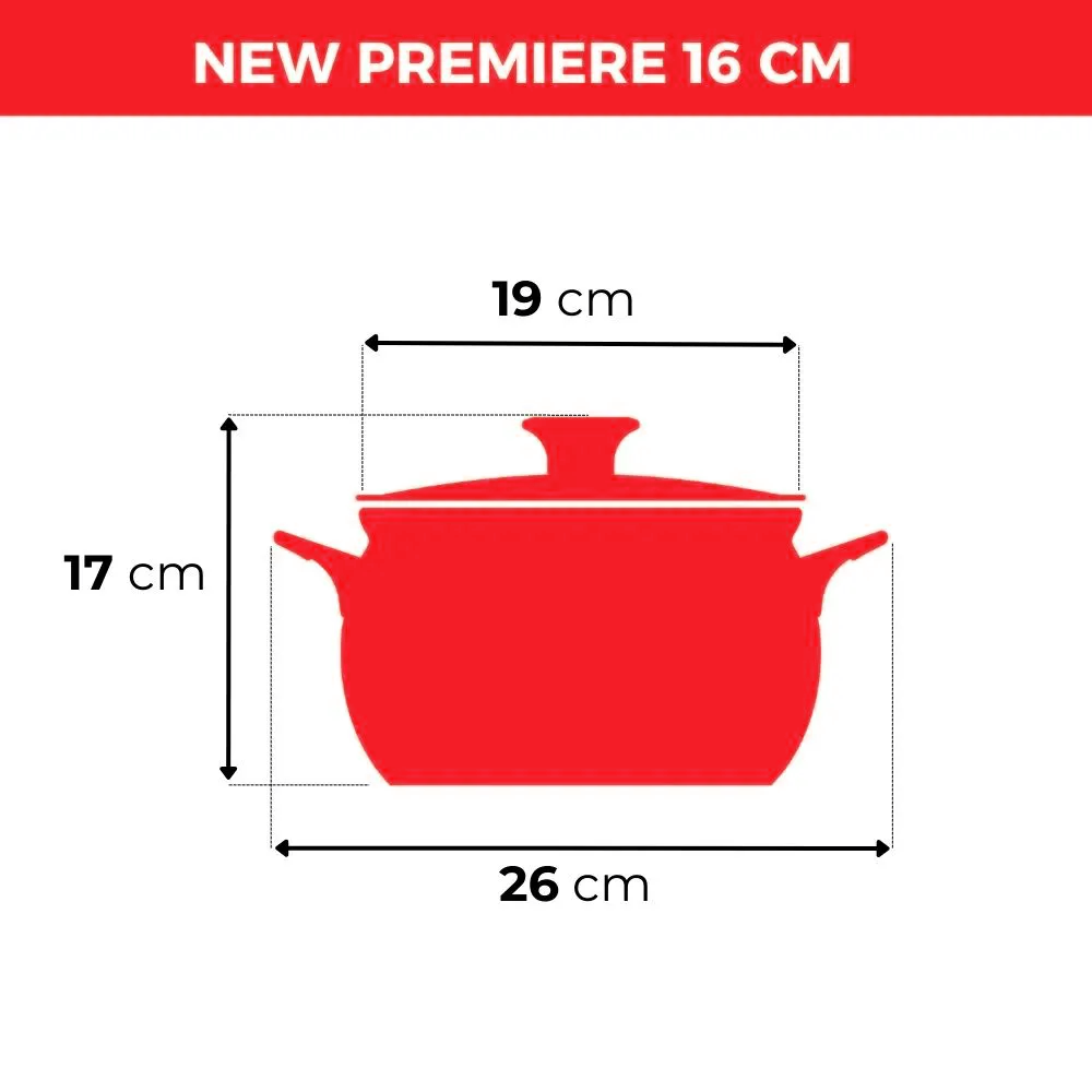 Jogo De Panelas De Cerâmica Ceraflame New Premiere (Joy) 5 peças - Pomodoro - Imagem 5