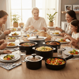 Alternative view of Jogo de Panelas Ceraflame Slim 5 Peças - Preto