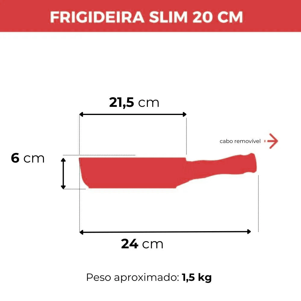 Jogo de Panelas Ceraflame Slim 5 Peças - Preto - Imagem 11