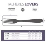 Faqueiro 16 Peças Lovers Gourmet Mix - Ouro - Imagem 11