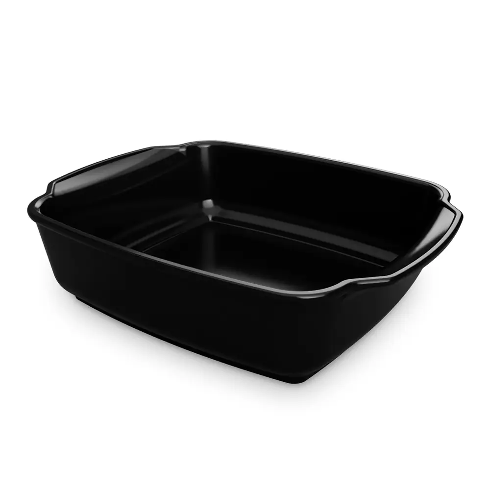 A5701-ASSADEIRA-GUSTO-24X22CM-2000ML-PRETO Assadeira Gusto Ceraflame Retangular 24x22x7cm 2000ml - Preto - Imagem 1