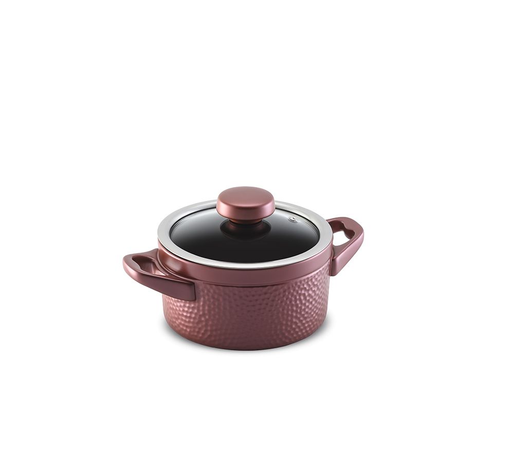 Caçarola Ceraflame Martelada 16cm 1 Com Paredes Altas E Abertura Grande