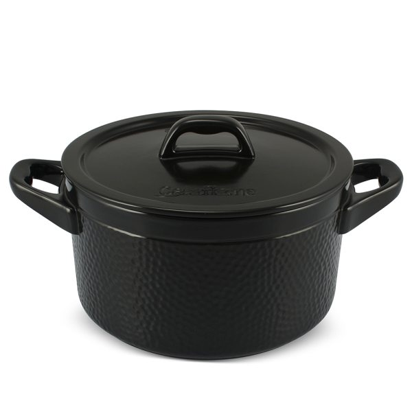 Caçarola Ceraflame Martelada 22cm 4 Com Paredes Altas E Abertura Grande