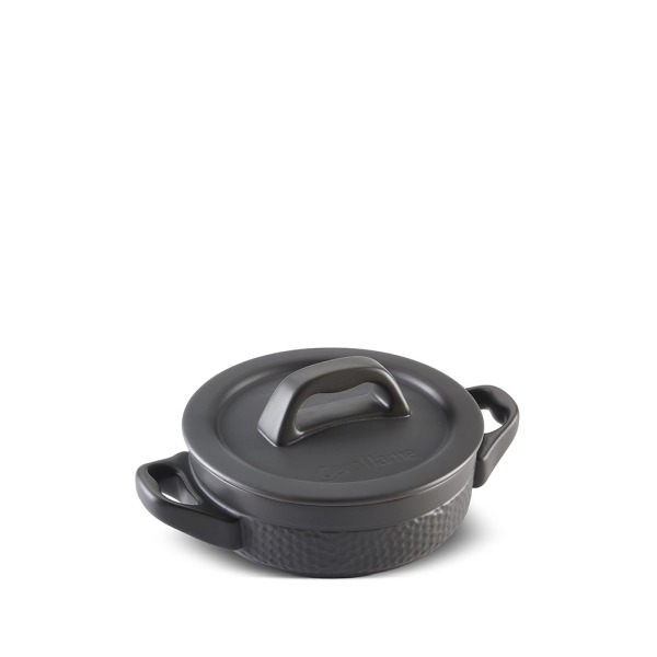 Caçarola Martelada 14cm 500ml - Grafite Elas São Ideais Para O Preparo Individual De Refeições. Evita Desperdícios E Garante À Refeição Um Visual Único E Moderno. Além disso as panelas