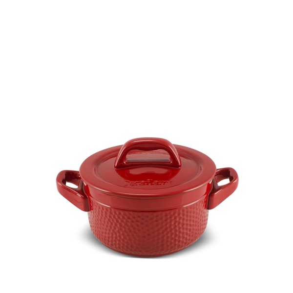 Caçarola Martelada 14cm 900ml - Pomodoro Elas São Ideais Para O Preparo Individual De Refeições. Evita Desperdícios E Garante À Refeição Um Visual Único E Moderno. Além disso as panelas