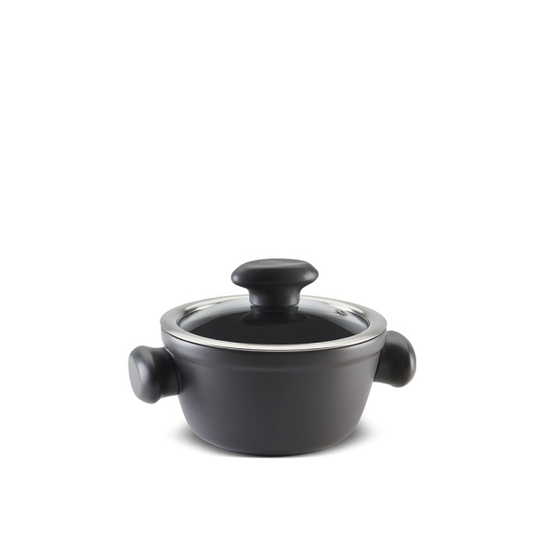 Caçarola Chef 14cm 700ml - Grafite Com Paredes Altas E Abertura Grande