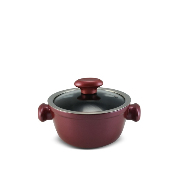 Caçarola Chef 16cm 1 Litro - Rose Gold Com Paredes Altas E Abertura Grande