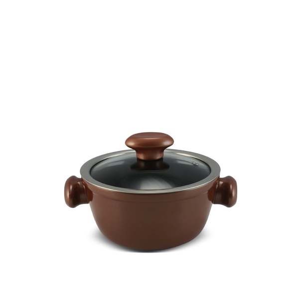 Caçarola Chef 16cm 1 Litro - Cobre Com Paredes Altas E Abertura Grande