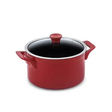 Caçarola Ceraflame Clear 24cm 5000ML Pomodoro (Indução)