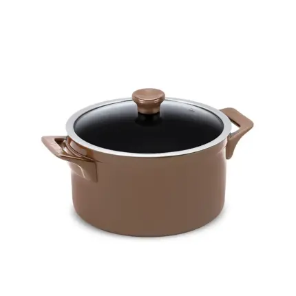 Caçarola Ceraflame Clear 24cm 5000ML Cobre (Indução)