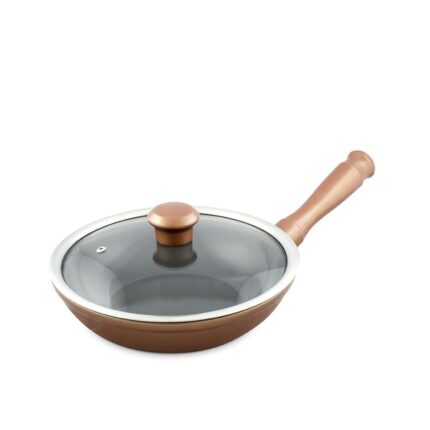 FRIGIDEIRA DUO 22CM 1000ML COBRE COM TAMPA