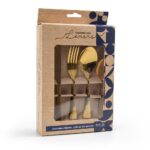Faqueiro 16 Peças Lovers Gourmet Mix - Ouro