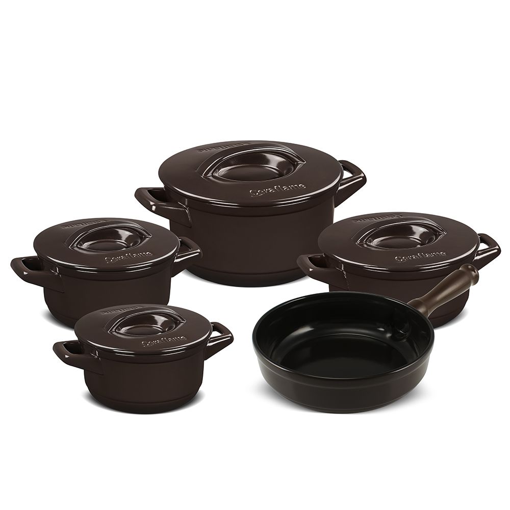 CONJUNTO DUO+ SMART 5 PCS - CHOCOLATE