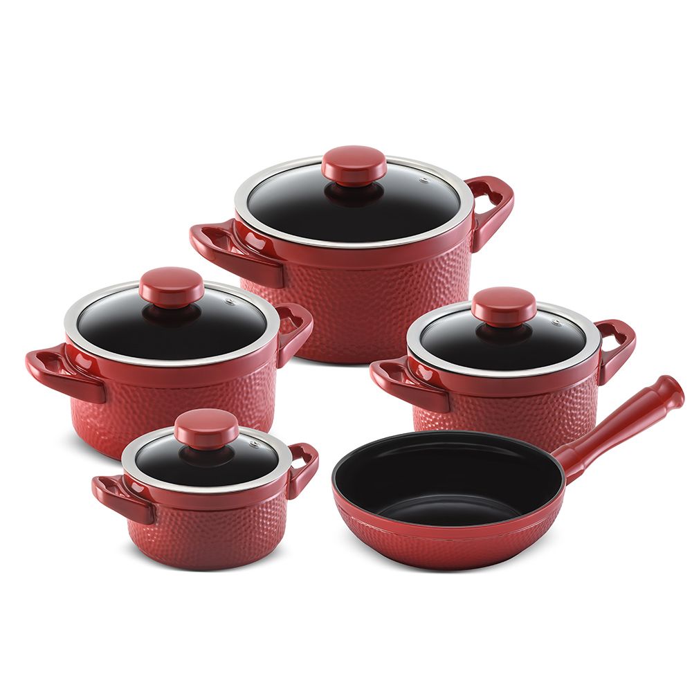 J614646 - CONJUNTO MARTELADO 5 PCS POMODORO CONJUNTO MARTELADO 5 PCS POMODORO