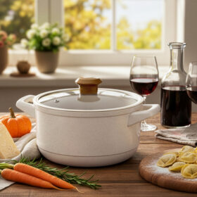 Alternative view of Jogo De Panelas De Cerâmica Ceraflame Duo (Smart) 5 peças - Vanilla