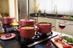Jogo De Panelas De Cerâmica Ceraflame Martelado+ 5 Pcs Rose Gold - Imagem 7