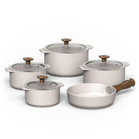 Jogo de Panelas Ceraflame Slim 5 Peças - Vanilla