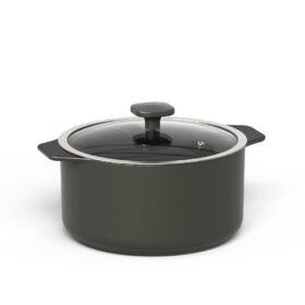 Caçarola de Cerâmica Slim Ceraflame 24cm 4400ml   - Onyx Gray