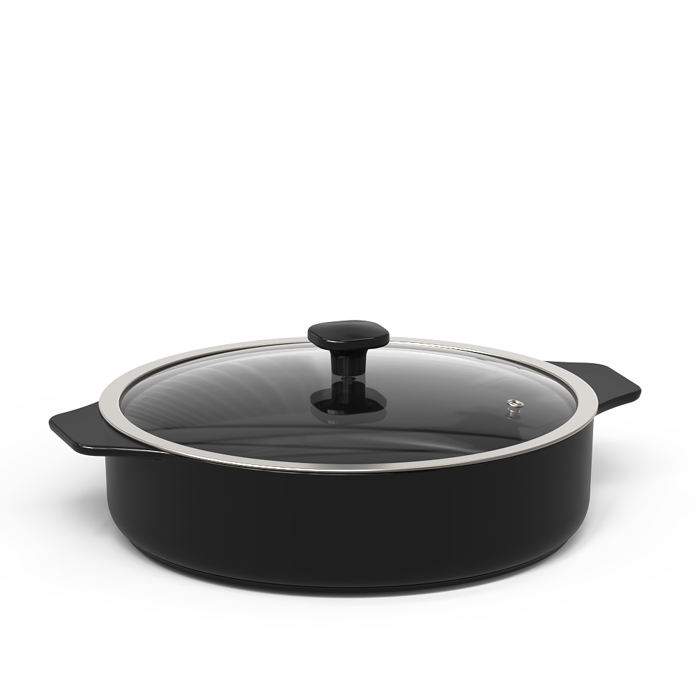 Frigideira com Alças Slim Ceraflame 28cm - Preto